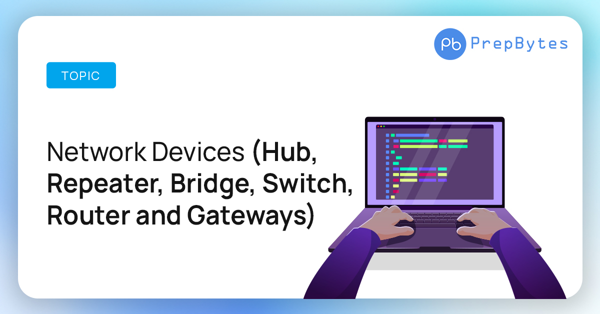 Network Devices (Hub, Repeater, Bridge, Switch, Router and Gateways)